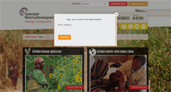 Desktop Screenshot of episcopalrelief.org